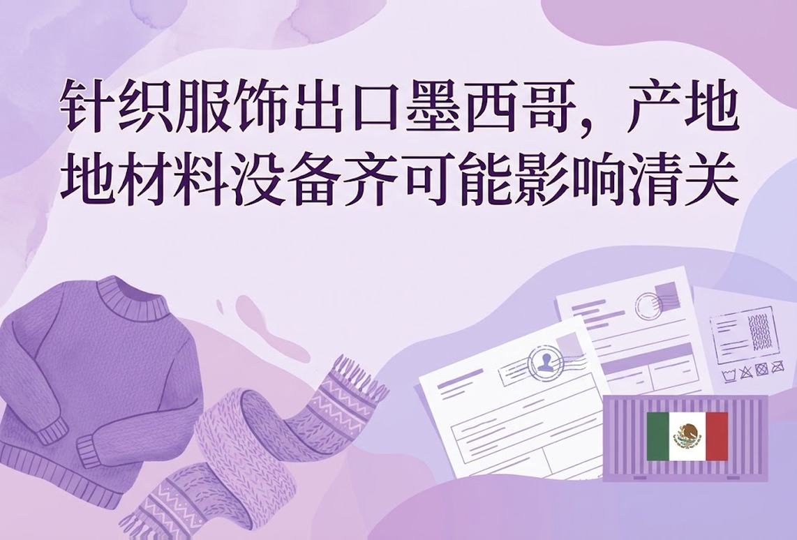 针织服饰出口墨西